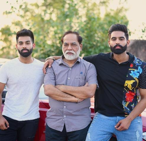 Parmish Verma with his Father & Brother