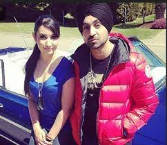 Diljit Dosanjh  with  his Wife