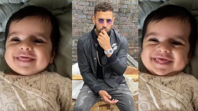 Garry Sandhu introduces his son to the world; watch video